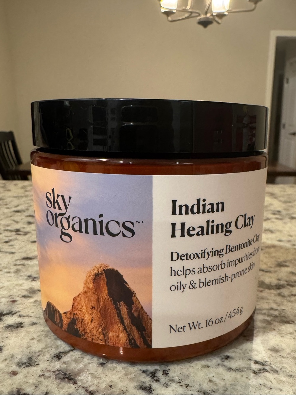 Indian Healing Clay Face Mask — Brown Detoxifying Bentonite Clay